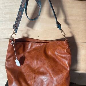 Brown Leather Shoulder Bag